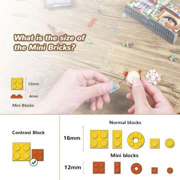 Chinese Grocery Store Mini Building Blocks Set - 970 PCS