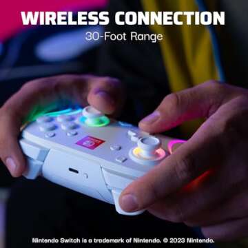 PDP Afterglow Wave Wireless Switch Pro Controller