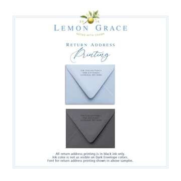 Lemon Grace Co - Personalized Chinoiserie Stationery for Women, Topiary Stationary Cards and Envelopes Set, Grandmillennial Gifts Note Cards with Envelopes, Ginger Jar Stationery AS-2324