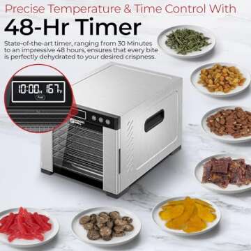 Magic Mill Pro Food Dehydrator with 7 Stainless Steel Trays