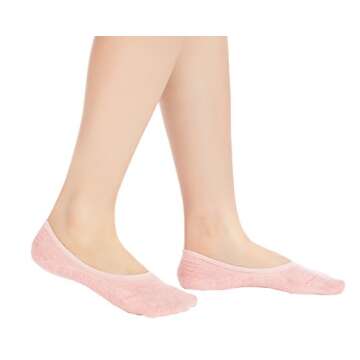 No Show Athletic Cotton Liner Socks for Women