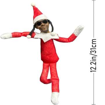 OYB Christmas Elf Plush Doll for Holiday Decor