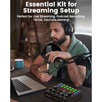 All-in-One Podcast Equipment Bundle for 2 Users