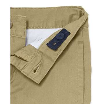 The Children's Place Boys Stretch Chino Pants in Flax, Size 6