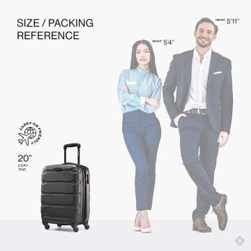 Samsonite 20-Inch Carry-On Luggage