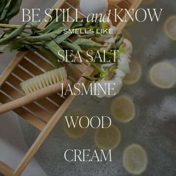 Be Still Candle with Sea Salt and Jasmine Scent