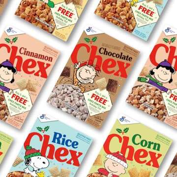 Rice Chex Gluten Free Breakfast Cereal, Homemade Chex Mix Ingredient, Family Size, 18 oz