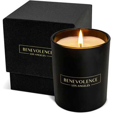 Bergamot Scented Candles Aromatherapy Soy