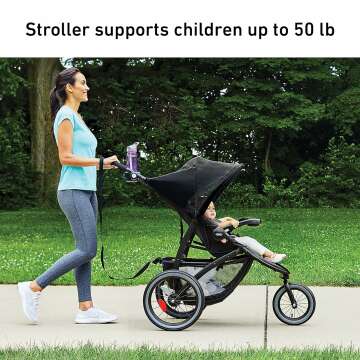 Graco FastAction Jogger LX Stroller with Car Seat Compatibility