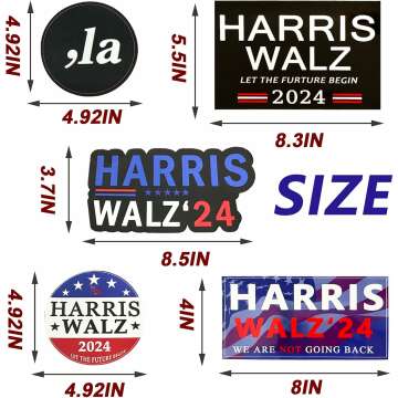 Kamala Harris for President Stickers - 2024 Pack