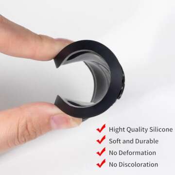 Silicone Car Coasters for Cadillac - Premium Quality