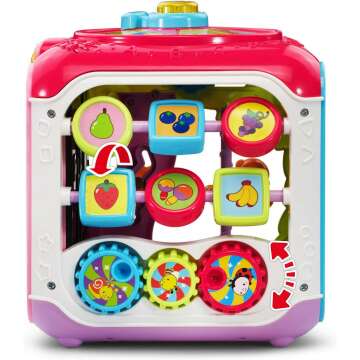 VTech Sort and Discovery Activity Cube in Pink