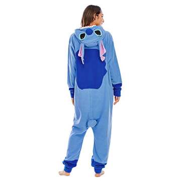 BGOKTA Halloween Animal Onesie Pajamas for Adults Costume Cosplay Homewear One Piece