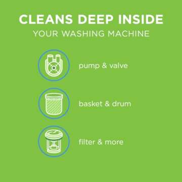 Affresh Washing Machine Cleaner, Cleans Front Load and Top Load Washers, Including HE, 6 Tablets