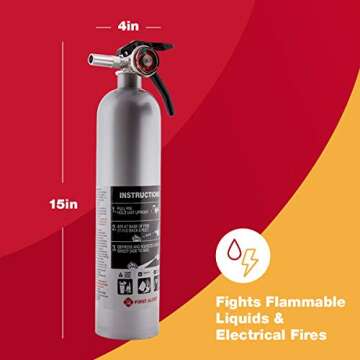 Rechargeable Home Fire Extinguisher 1-A:10-B:C