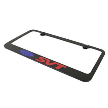 Elite Automotive Products, Inc.Black Fill License Plate Frame for Ford SVT (Red)