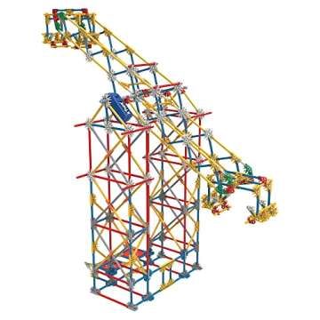 K’NEX Education STEM Explorations: 3-in-1 Classic Amusement Park Building Set – Multicolor & Motorized, Creative-Learning Construction Model for Ages 9+, Engineering Toy for Boys & Girls, Adults