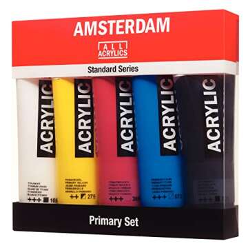 Amsterdam Standard Series acrylics primary set 5x 120 ml