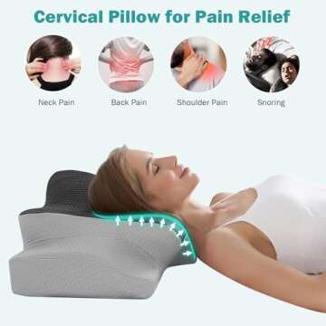 Ergonomic Cervical Pillow for Neck Pain Relief