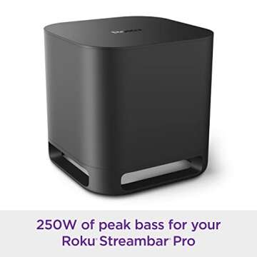 Roku Streambar Pro & Surround Sound Set - 4K Streaming