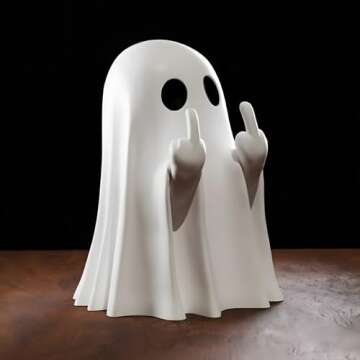 Yamaler Halloween Ghost Figurine Spooky Decor