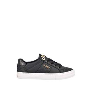 Guess Women's Loven Sneaker, Black 978, 7.5