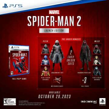 Spider-Man 2 PS5 Launch