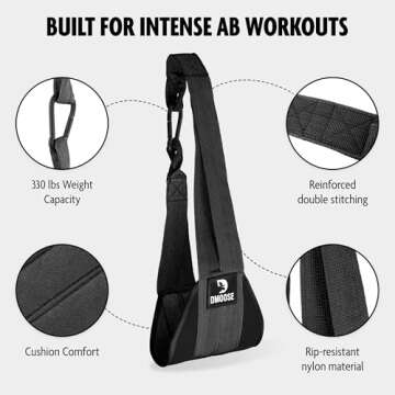 DMoose Fitness Ab Straps for Core Strength Training