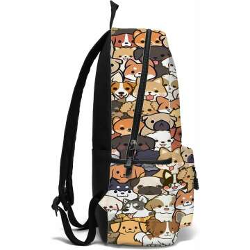 Cute Dogs Backpack for Travel and Hiking