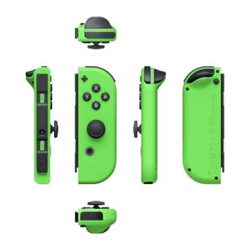 Neon Pink & Green Nintendo Joy-Con Controllers