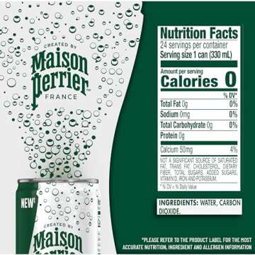 Maison Perrier Sparkling Water Refreshing 11.15 Fl Oz