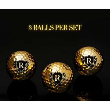 CybGene Golf Gifts for Men Unique, Personalized Colored Golf Balls, Cool Accessories for Golfers, Golf Lovers, for Birthday and Christmas