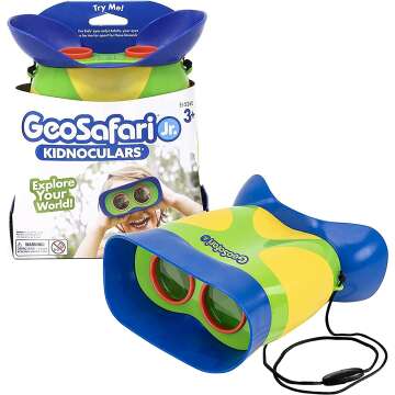 Educational Insights GeoSafari Jr. Kidnoculars, Binoculars for Toddlers & Kids, Ages 3+