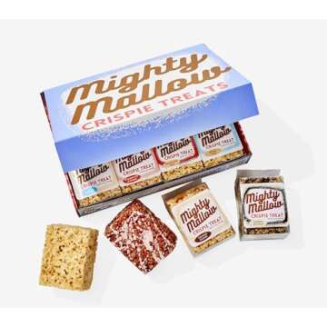 Mighty Mallow Crispie Treats Holiday Gift Set - 8 Delicious Flavors