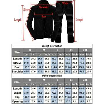 Men's Sports Tracksuit Set