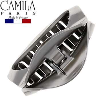 Camila Paris CP2909 French Hair Clip for Women Thick Hair for Long Curly Wavy Hair, Girls Hair Claw Clips Jaw, Durable Styling Big Claw Clip for Thick Hair, Strong Hold No Slip Grip, Made in France