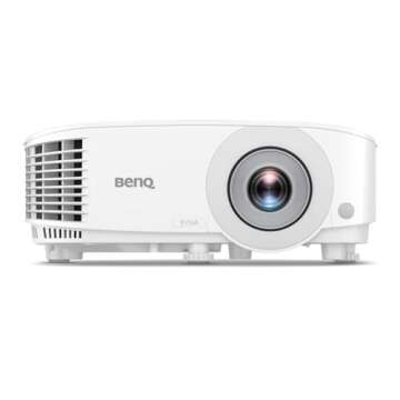 BenQ SVGA MS560 | DLP Business Projector | 4000 Lumens | Glass Lens for Image Accuracy and Clarity | Dual HDMI, VGA | Auto Keystone Correction | SmartEco Technology 70% less energy consumption