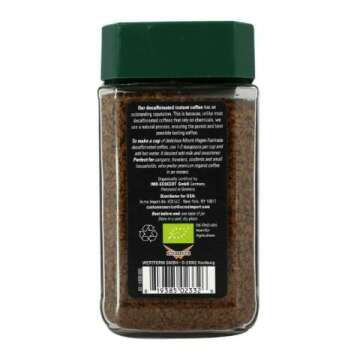 Organic Decaf Instant Coffee - Mount Hagen 3.53oz Jar