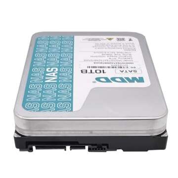 MDD (MDD10TSATA25672NAS) 10TB 7200RPM 256MB Cache SATA 6.0Gb/s 3.5inch Internal NAS Hard Drive (Renewed)