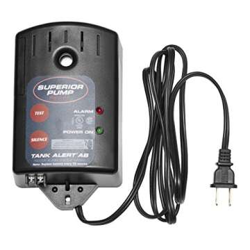 Superior Pump 92060 Sump Alarm System with Float Switch - Reliable Water Management