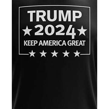 We The People Holsters - Trump 2024 - Keep America Great - Donald Trump Shirt - Men's Short Sleeve T Shirt - Trump 2024 Shirt - American Flag Patriotic Shirt - Black - L