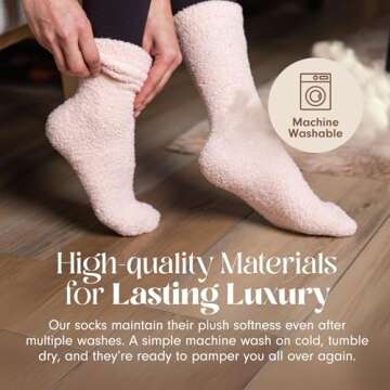 Fuzzy Soft Socks - Ultra Cozy Unisex Sleepwear