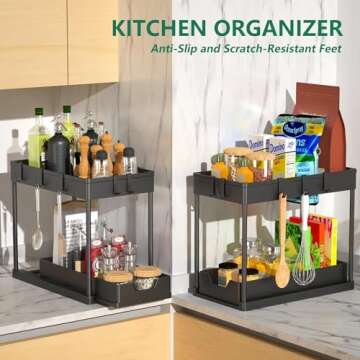 Under Sink Organizers 2 Pack by Mosala