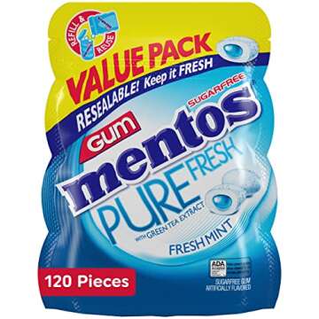 Mentos Sugar-Free Gum with Xylitol - Fresh Mint