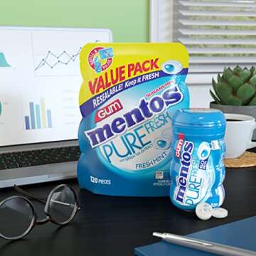 Mentos Sugar-Free Gum with Xylitol - Fresh Mint