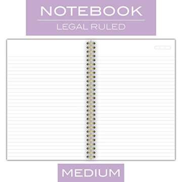 Cambridge Meeting Notebook, Journal, 9-1/2" x 6-5/8 ", Legal Ruled, 80 Sheets, WorkStyle, Fashion, Teal (49587)