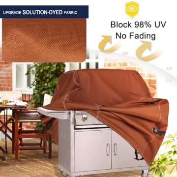 NettyPro 56 Inch Heavy Duty BBQ Grill Cover