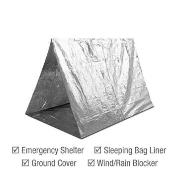 Emergency Mylar Thermal Blankets with Space Blanket