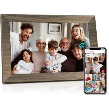 10.1 WiFi Digital Picture Frame - Touch Screen & Cloud