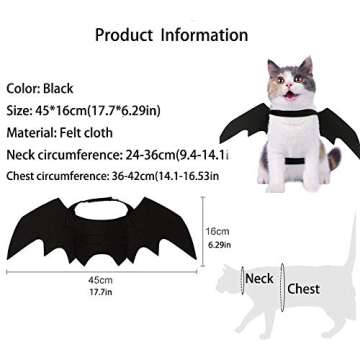 Bat Wings for Cats & Dogs - Halloween Accessories